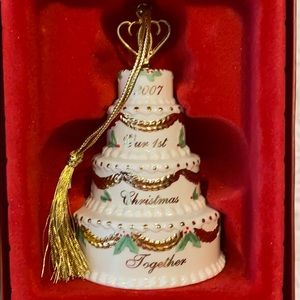2007 Lenox ornament 1st Christmas Together